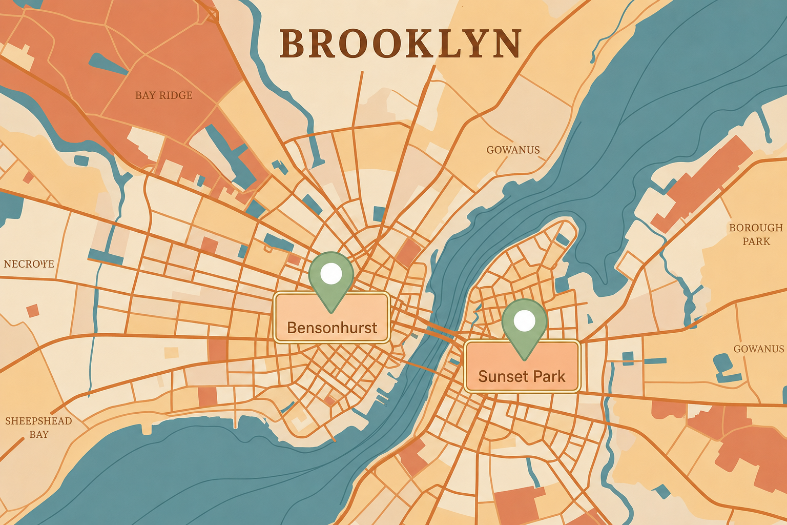 Sensory Freeway Map